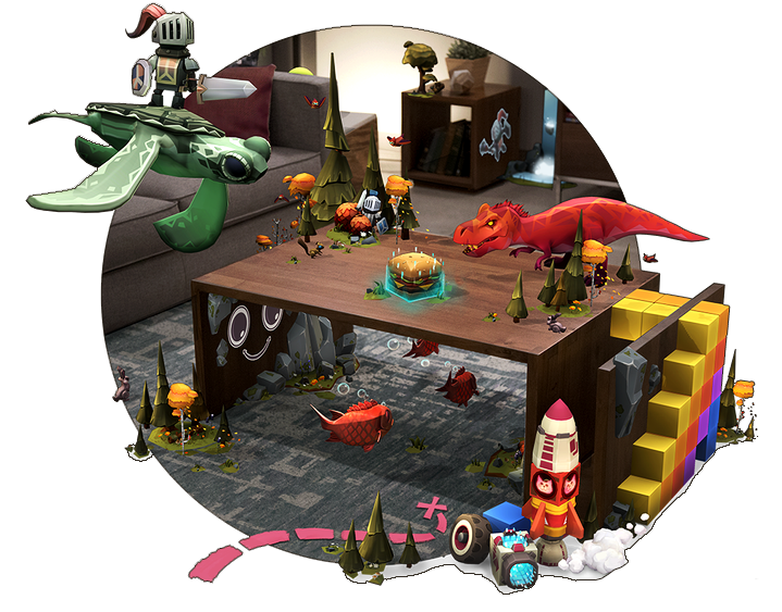Project Create spatial world-building experience