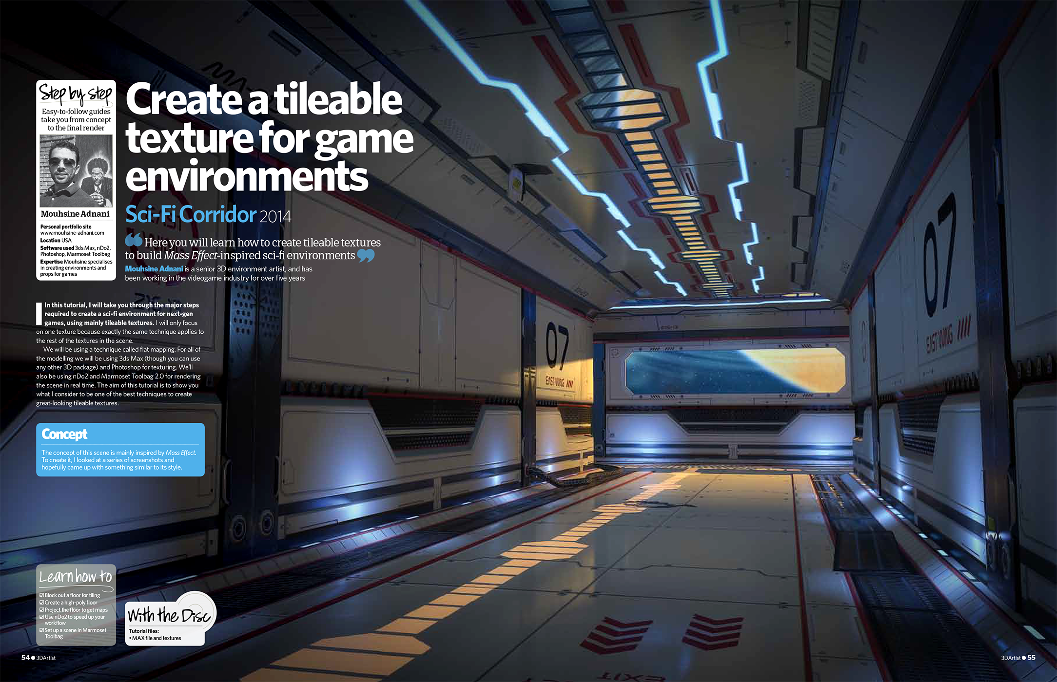 3D Artist Magazine tutorial preview