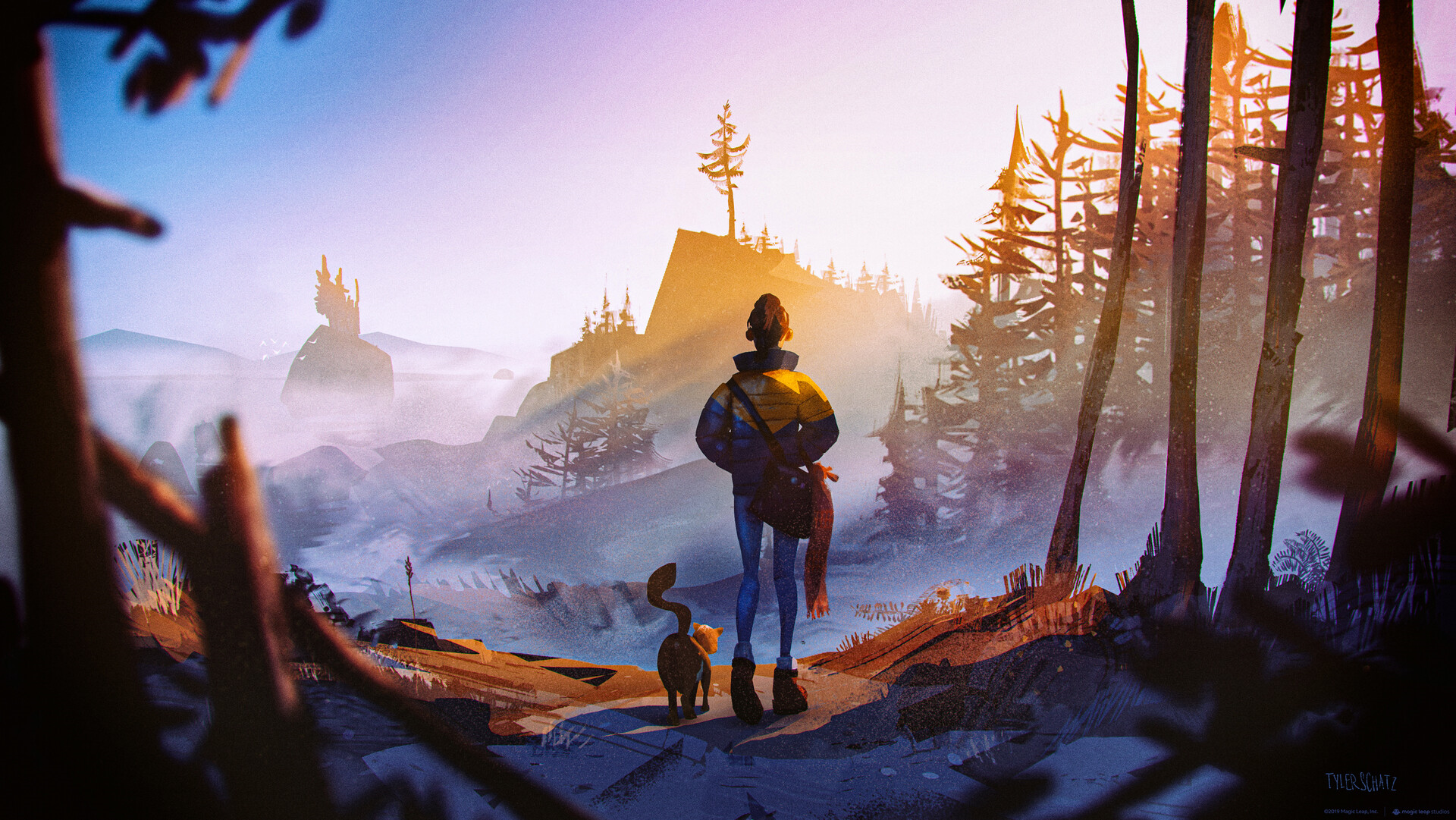 Early visual direction concept art for The Last Light
